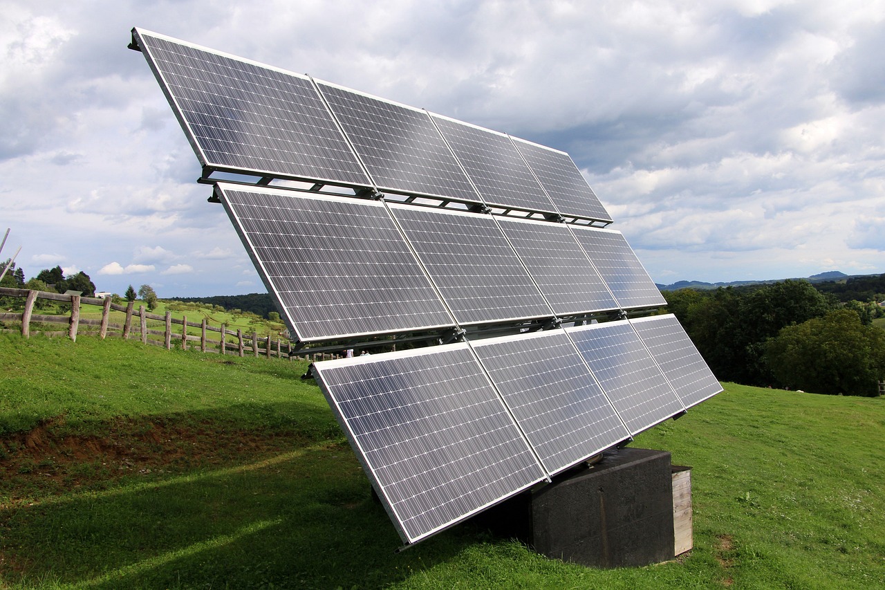 solar power, solar, solar panel, solar energy, photovoltaic, solar system, solar cell, power generation, renewable energy, environment, technology, nature, clouds, energy transition, electricity, alternative energy, environmentally friendly, solar park, green electricity